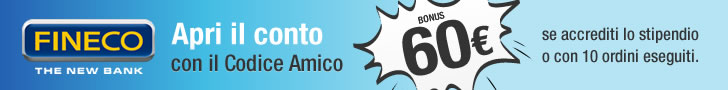 Apri conto fineco vinci 60 euro